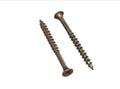 Brown Treated Wood Screws, Bugle Head Square Drive